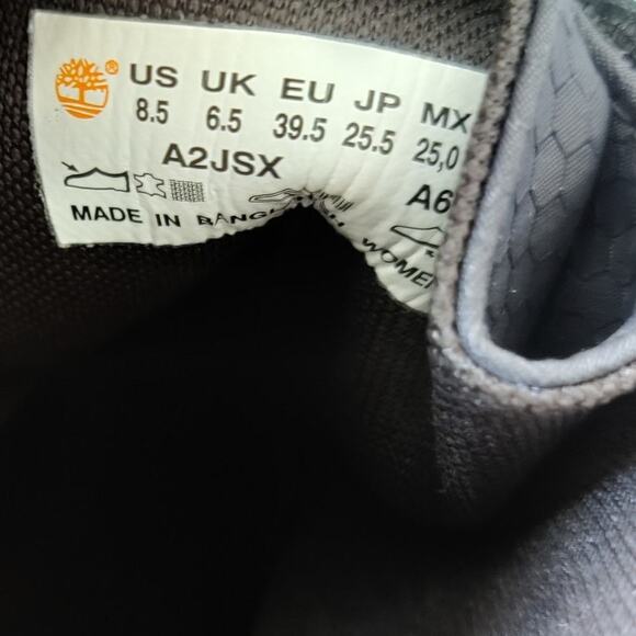 New Timberland Heritage 6" Boots Black Size 8.5M Leather Waterproof Winter Rain - Picture 8 of 10